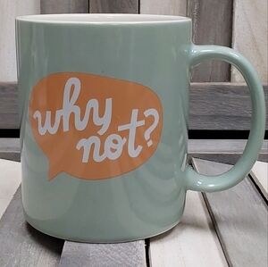 Room Essentials “Why Not” Stoneware Mug (15oz)